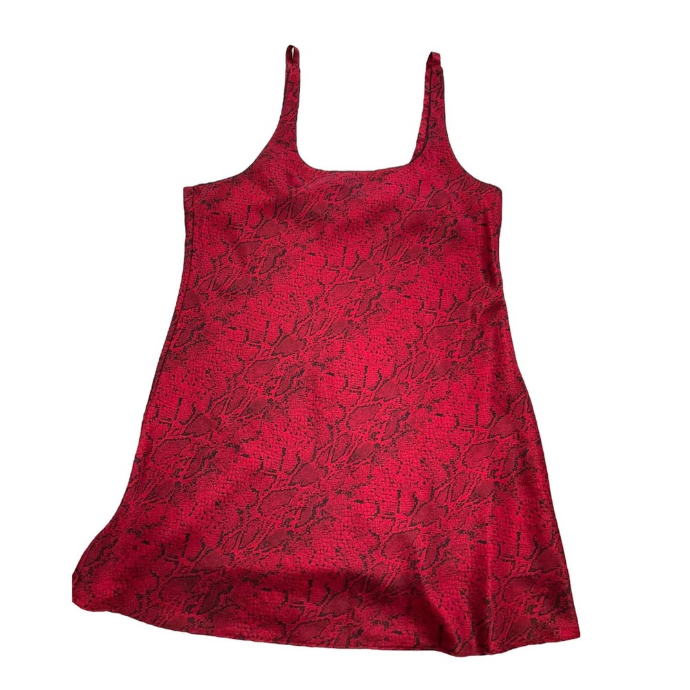 Evandale Satin Red Lingerie Nightgown Sleepwear Size | 10E-27